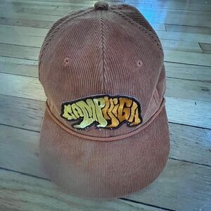 Camp High Cali Bear Cord Hat Brown